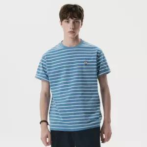 후아유 Steve Stripe Short Sleeve T-shirt / WHRSG2321U