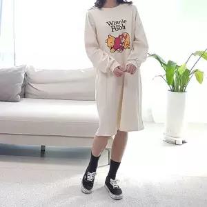 [하프클럽/보리맘]푸우 코튼 수유 원피스 모유 수유복