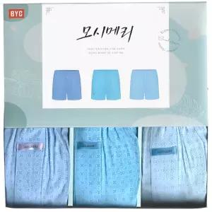 [하프클럽/BYC]BYC모시메리 까실까실 통풍성좋은 모시박서3매입ECF3077