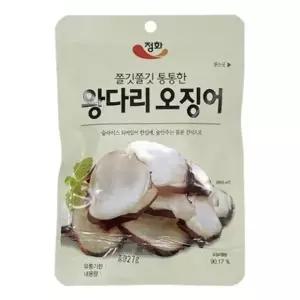 정화식품 왕다리 오징어 27g /안주/마른오징어/간식/혼술/마른안주