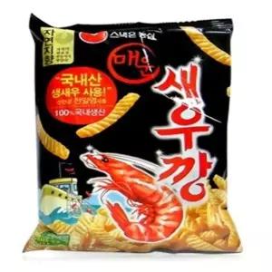 농심 매운새우깡 90gx10개 (반박스)