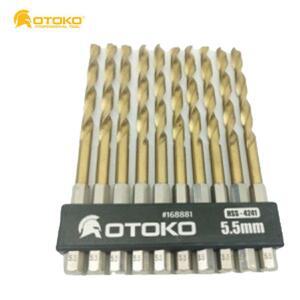 철판기리 전동날 HSS 4241 철임팩드릴비트 5.5mm 10pcs+1 철기리