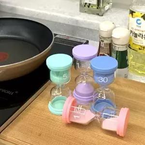 고품질 마카롱 탁상 타이머 10분 모래시계 타이머 사우나모래시계 모래시계 양치모래시계 WFNZ6LV