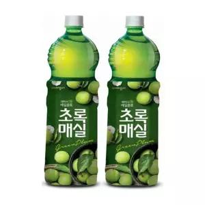 웅진 초록매실 1.5L 12펫 /자연은/과일/과즙음료/주스