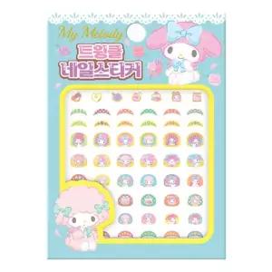 하비스 산리오 캐릭터즈 마이멜로디 트윙클 네일 스티커