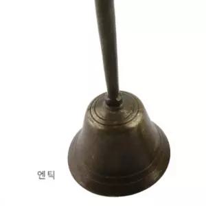 알림벨 딸랑이 종소리 산타종 핸드벨 엔틱 색상/황동/알림/벨소리/학교/교회/주물/테이블/식당/주방/병원