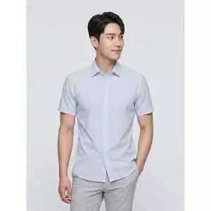 [파크랜드]네이비 가로무늬 스트라이프 반팔 드레스 셔츠 A6DS2210627A_P424275226