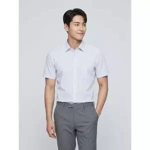 [파크랜드]블루 스트라이프 반팔 드레스 셔츠 A6DS2210630A_P424275741