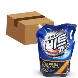 LION 때가 쏙 비트 진드기 침투 세탁 세제 드럼용 드럼용세탁세제 리필 2L 6개