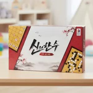 코리아보드게임 신의한수 바둑장기세트 원목 바둑판 장기판 집콕놀이 초보자 두뇌발달 어린이