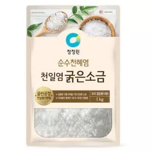 청정원 천일염 굵은소금, 1kg, 1개