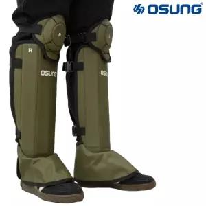 오성 무릎보호대 OSC-962K 카키 예초기 안전장비 제초 벌초 조경 보호구