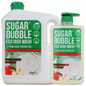 슈가버블 애플 주방세제 4L + 940ml