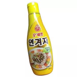 오뚜기 연겨자 480g 고추냉이 소스 향신료 조미료 소스통