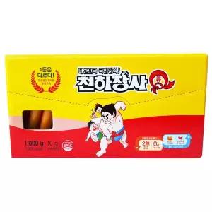 진주 천하장사Q 1000g(10gx100개입)/간식 소시지