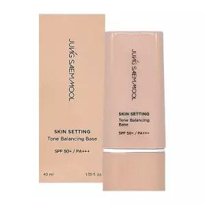 정샘물 스킨 세팅 톤 밸런싱 베이스 40ml 피부톤보정 파데프리선크림