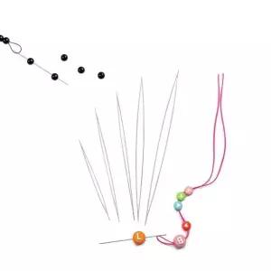 고품질 비즈아트 DIY 비즈공예용 꿰임 바늘 배바늘 5개입 2종 (WD9E72A)
