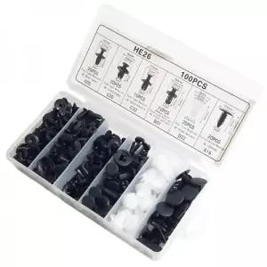 본넷 자동차 플라스틱볼트 자동차클립패스너 100P 볼트너트 리벳 수리 공구 렌치