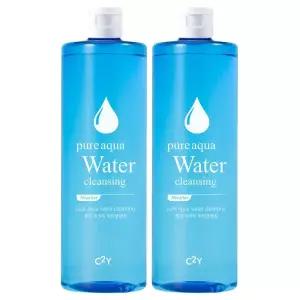 퓨어 아쿠아 클렌징워터 대용량 500ml 2개