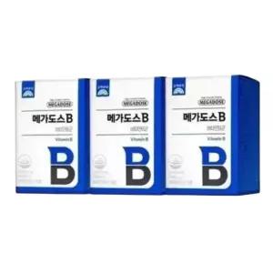 메가도스B 월분 비타민B 6개 60정 3개 건강관리 컴플렉스 추천