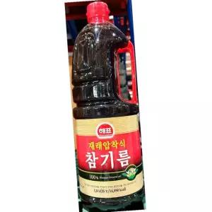 해표 참기름 재래압착 1.8L 들기름 향유