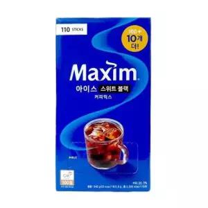 탕비실 맥심 아이스 스위트블랙 커피믹스 (100T+10T)x1개