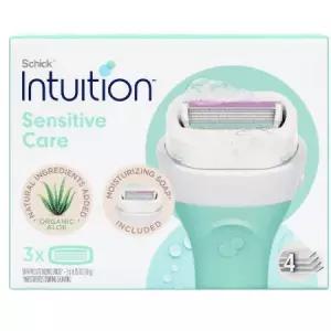 쉬크 인튜이션 제모 면도날3입(내추럴)