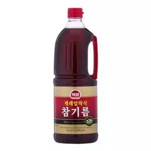 해표 재래압착 참기름 1.8L