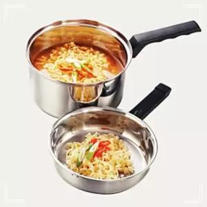 라면 편수 16cm 국 찌개 스텐 키친아트 냄비 JW8BF276