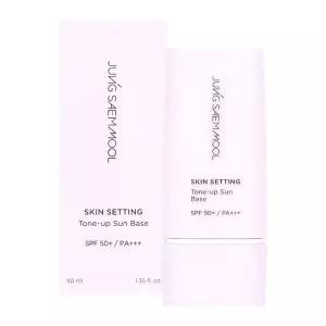 정샘물 스킨 세팅 톤업 선 베이스 40ml 다크서클커버 데일리메이크업