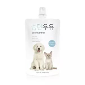 10개 숨탄우유 반려동물 전용 펫밀크 180ml 강아지분유 강아지우유 반려견분유 애견분유 강아지젖병