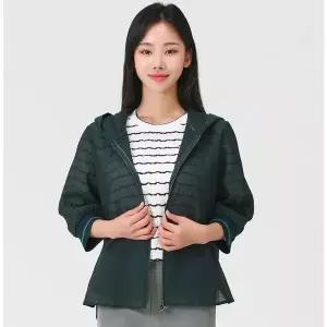 [PAT]니트배색 후드 점퍼 1L41303_HDD