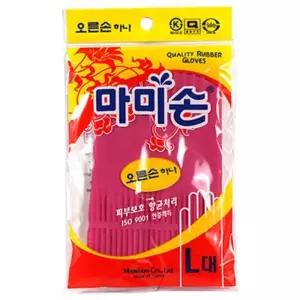 마미손 고무장갑 오른손 하나 L(대)x10켤레