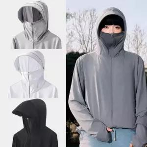후드 긴팔 반집업 하프집업 아이스 얇은 햇빛차단 여름점