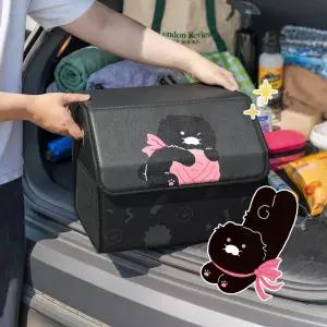블랙춘 소형 차량용 트렁크 보관함 트렁크 정리함 대용량 접이식 보관함