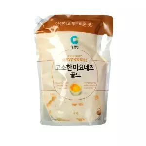 청정원 고소한 마요네즈 골드3.2kg 스파우트팩