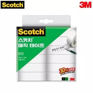 학교 매직 오피스팩 18mm 리필 매직 스카치 매직테이프 810R-12 하니C2