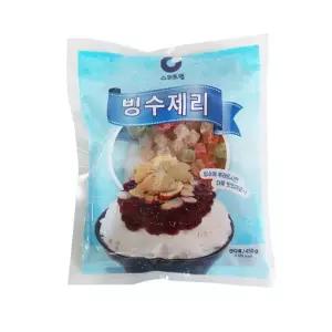 생활 빙수용젤리 팥빙수젤리 스위트웰 부국에프앤씨 미니제리 빙수젤리 450g 팥빙수토핑 후레쉬미니제리 서