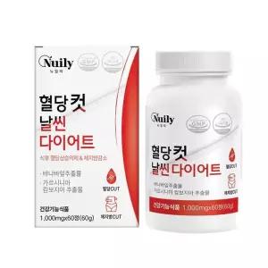 뉴일리 혈당컷 날씬 바나바잎 추출물 가르시니아 식후 혈당케어 60정