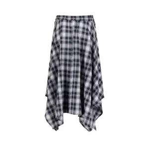 [롯데백화점]레코브 밑단 언발 체크스커트LC31F7SK524X
