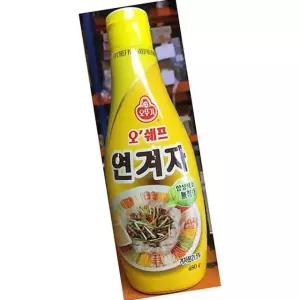 오뚜기 연겨자 480g 고추냉이 소스 향신료 조미료 소스통