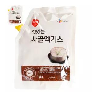 엑기스 사골농축액 사골 떡국소스 1kg 찌게소스