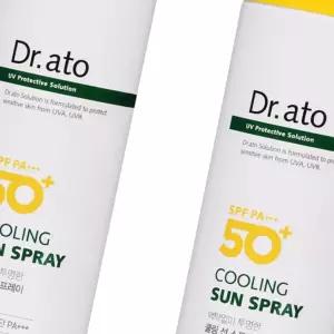닥터아토 쿨링 선스프레이 SPF50+ PA+++ 백탁없이 투명한 150ml 2개입