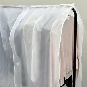 반투명 행거커버 옷걸이커버 블라인드 가리개 110x110