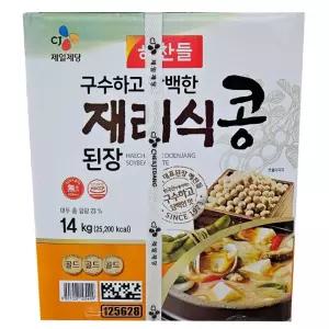 해찬들 구수한 재래식 콩된장 14kg 대용량 업소용 식당 식자재 찌개용