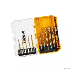 공구샵 디월트AC 드릴비트세트 DT50050 (10PCS)-티타늄철공용 1SET