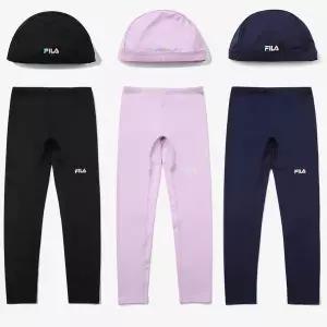 [휠라] 키즈 아쿠아 수모 세트 9부 레깅스 FK2RPF2A01X