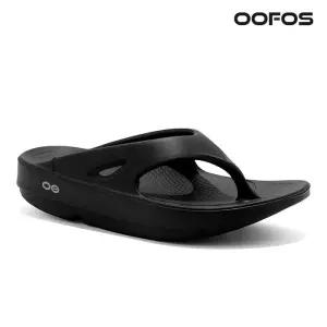 우포스 남녀공용 1000 오리지널 리커버리 쪼리 슬리퍼 블랙