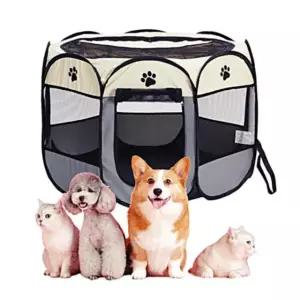팔각 텐트 114cmX58cm 애완동물 접이식 BWD5293A