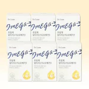 닥터린 초임계 rtg 오메가3 6박스 6개월 EPA DHA 함유유지 KDPHARMA